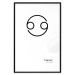Wall Poster Cancer - minimalist black and white composition with date and zodiac sign 117062 additionalThumb 15