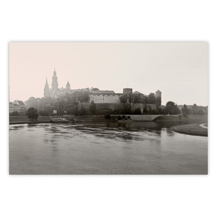 Wall Poster Polish Landscapes - Wawel - view of architecture and river in Krakow 118162