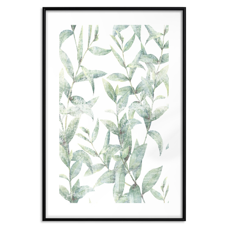 Wall Poster Subtle Rustle - botanical composition with delicate green leaves 118262 additionalImage 15