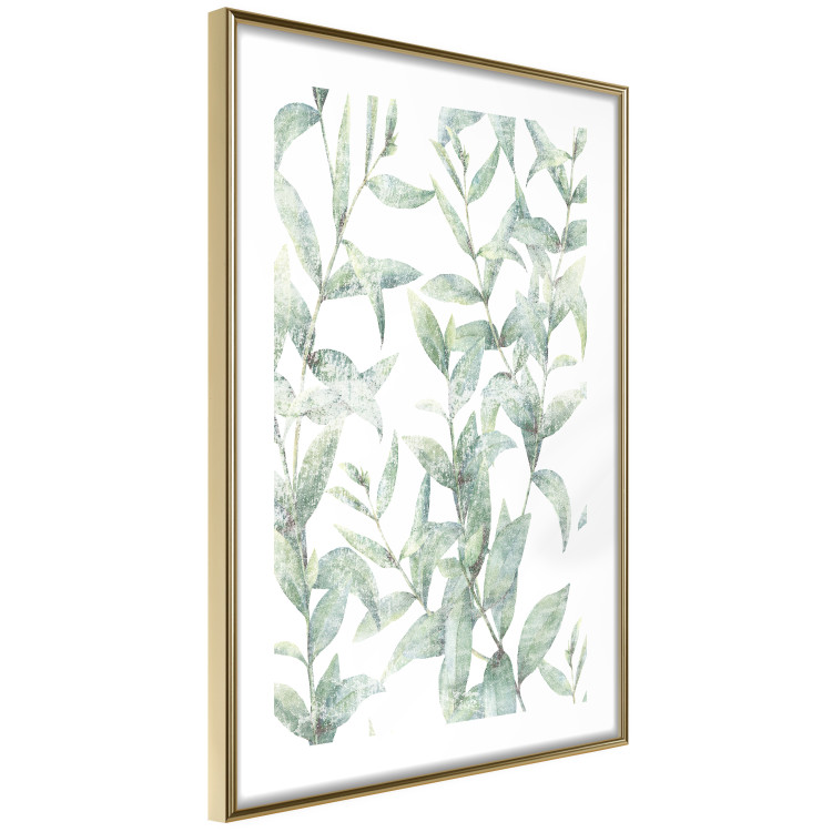 Wall Poster Subtle Rustle - botanical composition with delicate green leaves 118262 additionalImage 6
