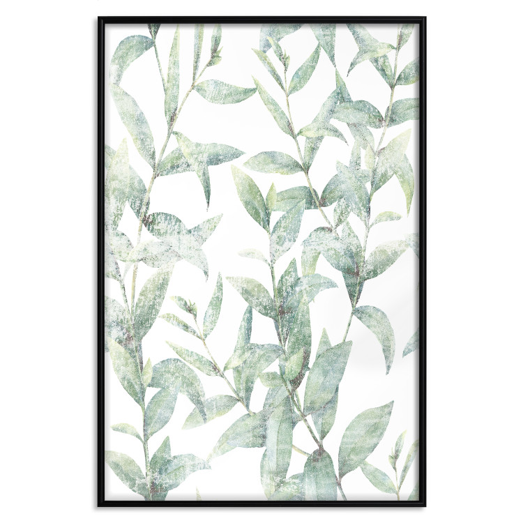 Wall Poster Subtle Rustle - botanical composition with delicate green leaves 118262 additionalImage 18