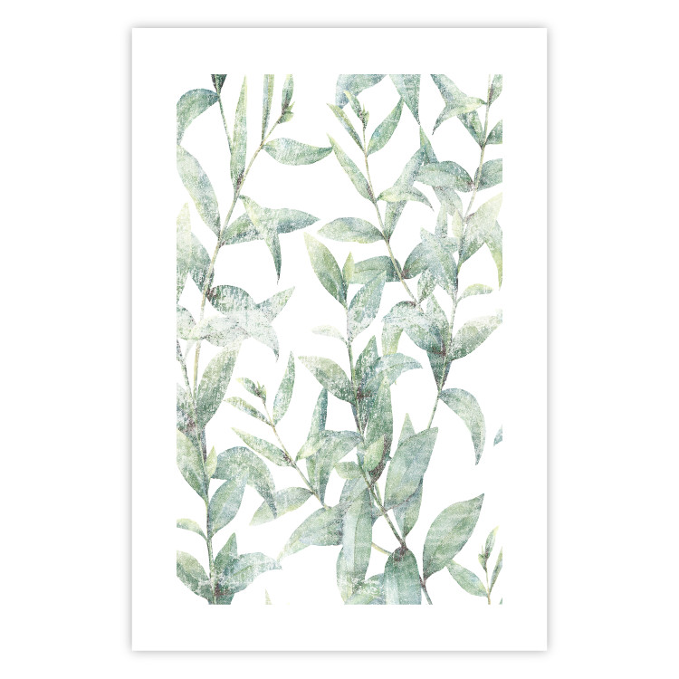 Wall Poster Subtle Rustle - botanical composition with delicate green leaves 118262 additionalImage 19