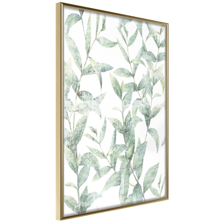 Wall Poster Subtle Rustle - botanical composition with delicate green leaves 118262 additionalImage 12