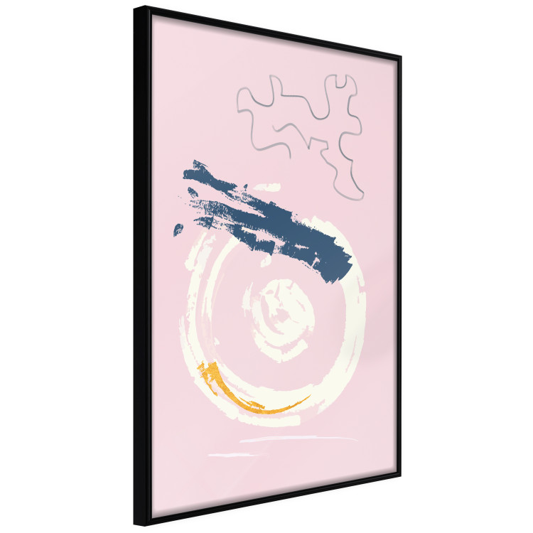Wall Poster Rosy Accent - abstract artistic pattern on a pink background 122662 additionalImage 12