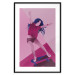 Wall Poster Powerslide - woman skateboarding in pastel pink motif 123362 additionalThumb 27