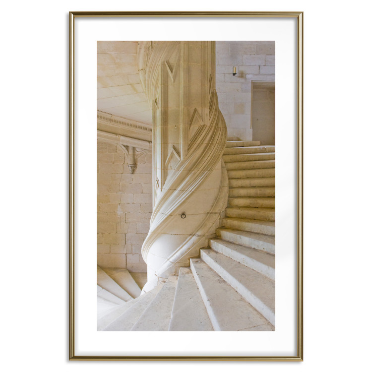 Wall Poster Stone Stairs - architecture of stone stairs in spiral form 123862 additionalImage 22