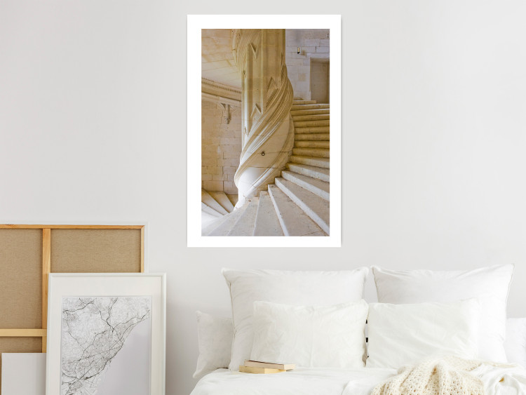 Wall Poster Stone Stairs - architecture of stone stairs in spiral form 123862 additionalImage 4