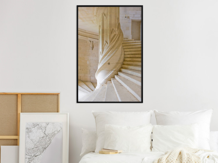 Wall Poster Stone Stairs - architecture of stone stairs in spiral form 123862 additionalImage 5