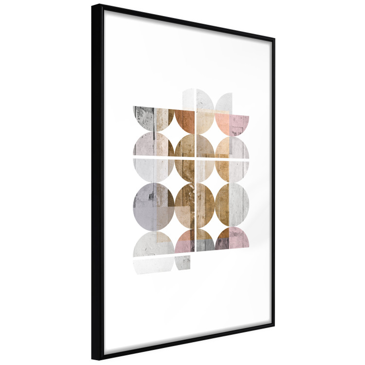 Wall Poster Harmonious Shape - abstract circles on a contrasting white background 125262 additionalImage 10