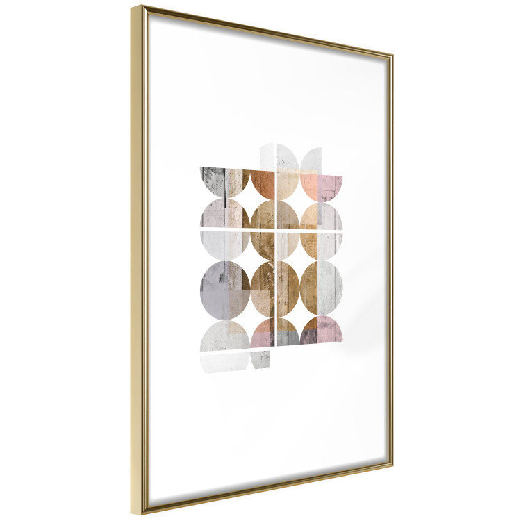 Wall Poster Harmonious Shape - abstract circles on a contrasting white background 125262 additionalImage 8