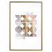 Wall Poster Harmonious Shape - abstract circles on a contrasting white background 125262 additionalThumb 26