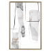 Wall Poster Gray Reform - line art and abstract figures with stone texture 125362 additionalThumb 26