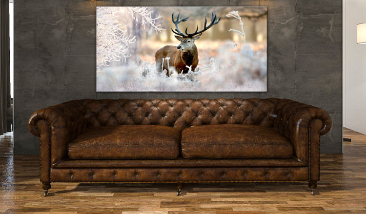 Large canvas print Deer in the Cold II [Large Format] 125562 additionalImage 5