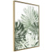 Wall Poster Cool Green - composition of green monstera leaves on a white background 126862 additionalThumb 12