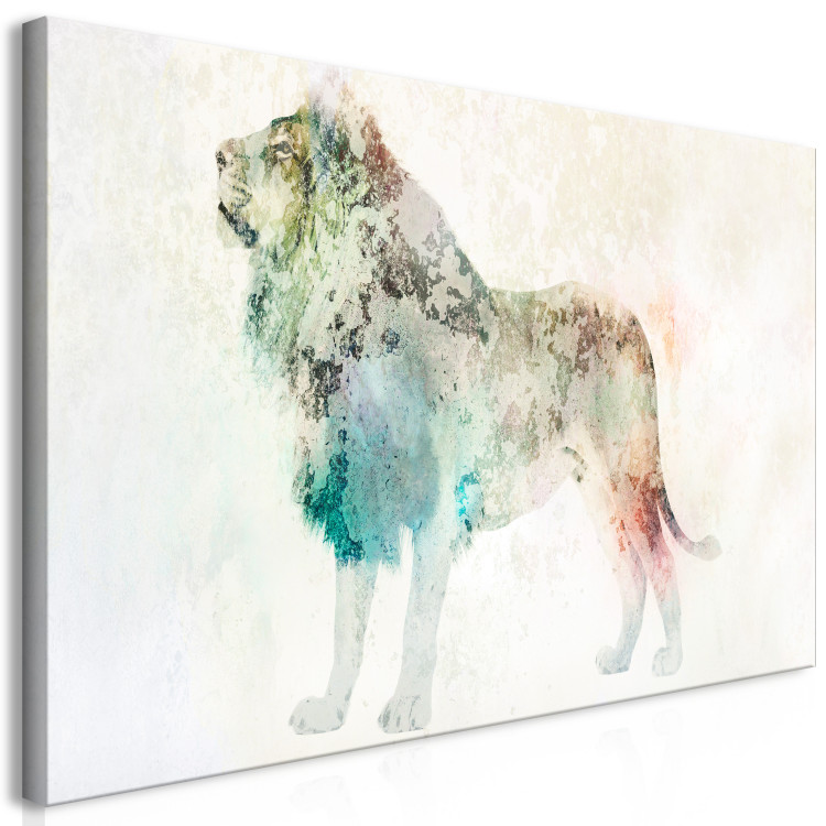 Large canvas print Colourful King II [Large Format] 127562 additionalImage 2