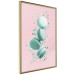 Poster Flying Sweets - abstract turquoise cookies on pastel background 127962 additionalThumb 12