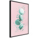 Poster Flying Sweets - abstract turquoise cookies on pastel background 127962 additionalThumb 13