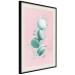 Poster Flying Sweets - abstract turquoise cookies on pastel background 127962 additionalThumb 2