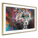 Poster Hunter - abstract animal composition with colorful elements 128362 additionalThumb 9