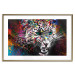 Poster Hunter - abstract animal composition with colorful elements 128362 additionalThumb 14