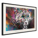 Poster Hunter - abstract animal composition with colorful elements 128362 additionalThumb 2