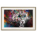 Poster Hunter - abstract animal composition with colorful elements 128362 additionalThumb 20