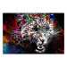 Poster Hunter - abstract animal composition with colorful elements 128362
