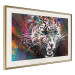Poster Hunter - abstract animal composition with colorful elements 128362 additionalThumb 3