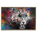 Poster Hunter - abstract animal composition with colorful elements 128362 additionalThumb 21