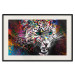 Poster Hunter - abstract animal composition with colorful elements 128362 additionalThumb 19