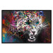 Poster Hunter - abstract animal composition with colorful elements 128362 additionalThumb 16