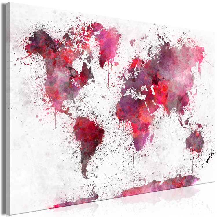 Large canvas print Bloody Map [Large Format] 128662 additionalImage 2