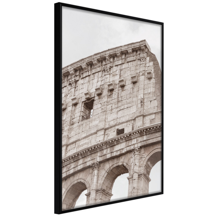 Poster Colosseum - historic city architecture in sepia colors against a sky background 130762 additionalImage 13