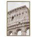 Poster Colosseum - historic city architecture in sepia colors against a sky background 130762 additionalThumb 21