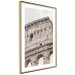 Poster Colosseum - historic city architecture in sepia colors against a sky background 130762 additionalThumb 7