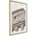 Poster Colosseum - historic city architecture in sepia colors against a sky background 130762 additionalThumb 3