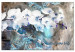 Large canvas print Blue Impression [Large Format] 131862