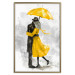 Poster Under the Yellow Umbrella - romantic couple of a yellow woman and a black man 132162 additionalThumb 21