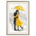 Poster Under the Yellow Umbrella - romantic couple of a yellow woman and a black man 132162 additionalThumb 20