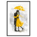 Poster Under the Yellow Umbrella - romantic couple of a yellow woman and a black man 132162 additionalThumb 17
