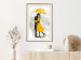 Poster Under the Yellow Umbrella - romantic couple of a yellow woman and a black man 132162 additionalThumb 22