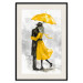 Poster Under the Yellow Umbrella - romantic couple of a yellow woman and a black man 132162 additionalThumb 19