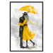 Poster Under the Yellow Umbrella - romantic couple of a yellow woman and a black man 132162 additionalThumb 18