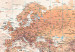 Large canvas print World Map: Orange World [Large Format] 132362 additionalThumb 3