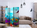 Folding Screen Underwater Fun (3-piece) - colorful fish and plants on the seabed 133062 additionalThumb 4