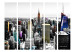 Room Divider Screen Opalescent Skyscrapers II - skyscraper architecture with colorful details 133862 additionalThumb 3