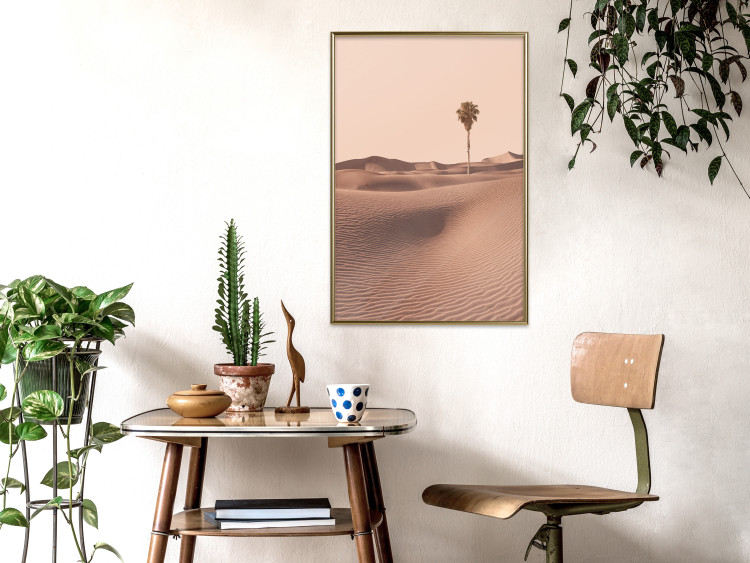 Wall Poster Desert Flora - desert with a tree in an orange composition 134762 additionalImage 5