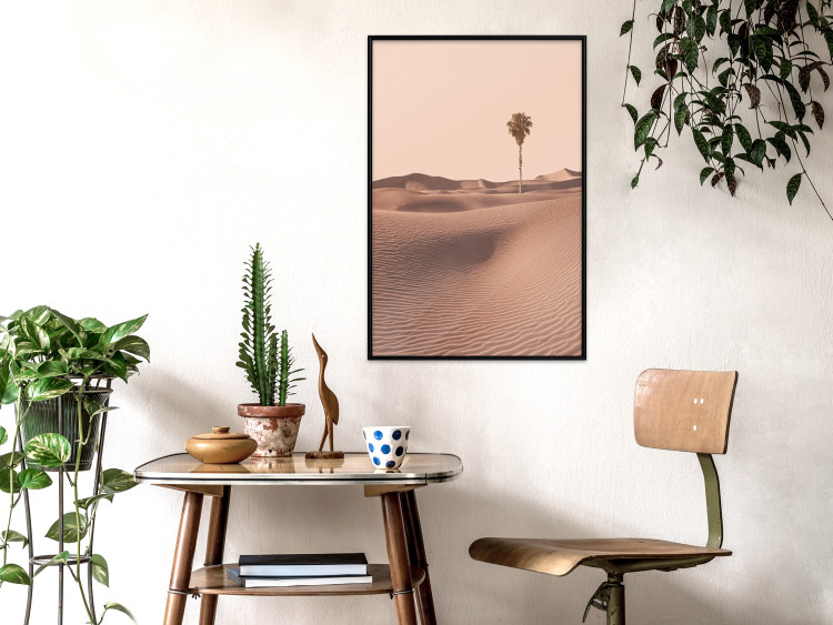 Wall Poster Desert Flora - desert with a tree in an orange composition 134762 additionalImage 4