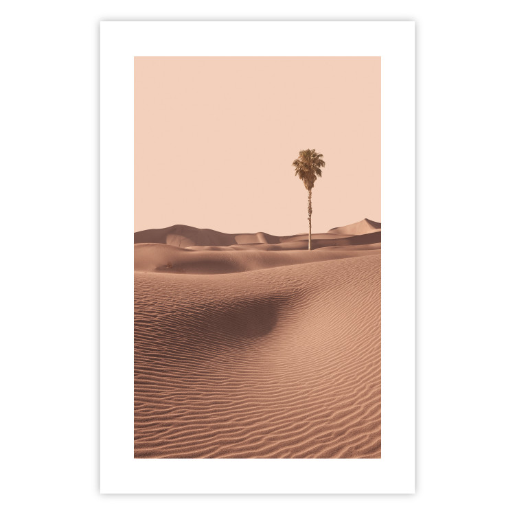 Wall Poster Desert Flora - desert with a tree in an orange composition 134762 additionalImage 19