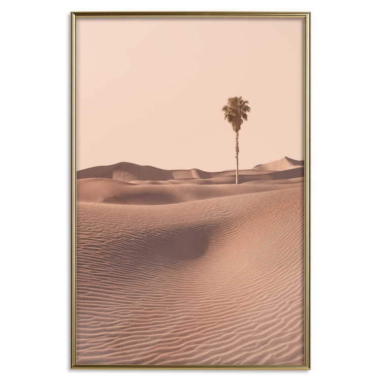 Wall Poster Desert Flora - desert with a tree in an orange composition 134762 additionalImage 17